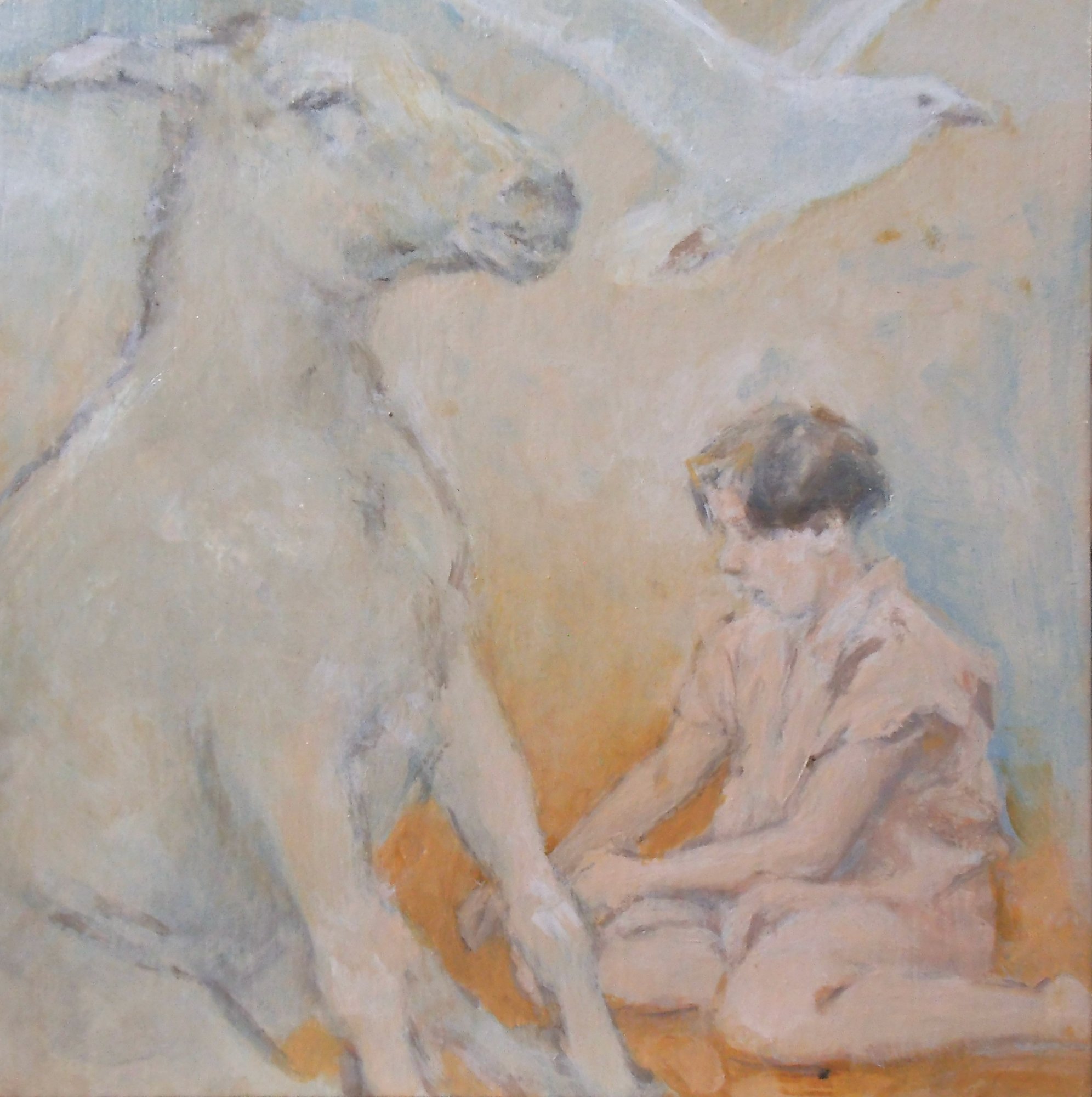 Drawing a Donkey in the Sand 