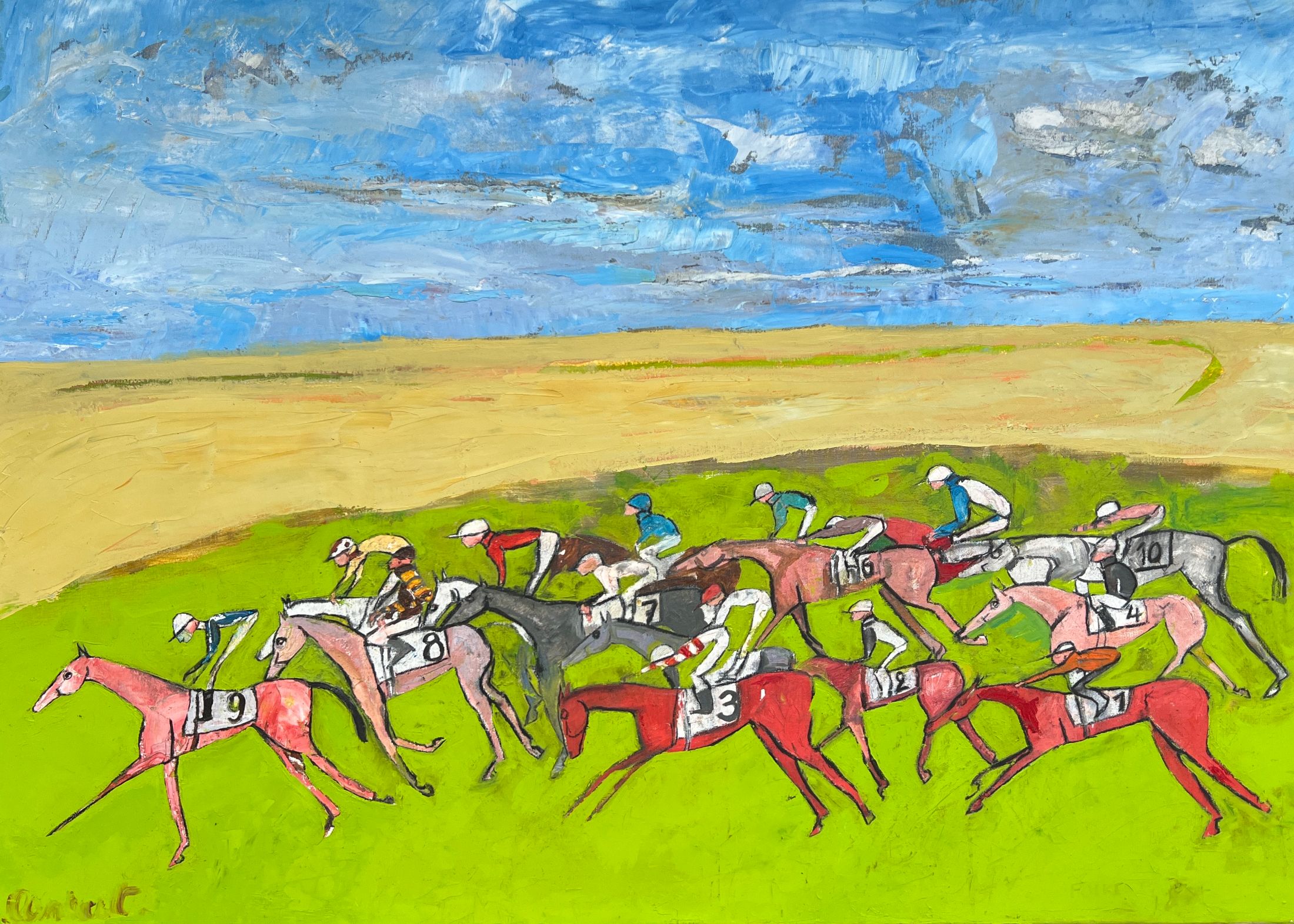 Full Action Near The Post